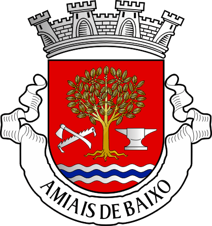 Brasão da freguesia de Amiais de Baixo - Amiais de Baixo civil parish, coat-of-arms