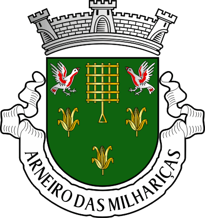 Brasão da freguesia de Arneiro das Milhariças - Arneiro das Milhariças civil parish, coat-of-arms Brasão da freguesia de Arneiro das Milhariças - Arneiro das Milhariças civil parish, coat-of-arms