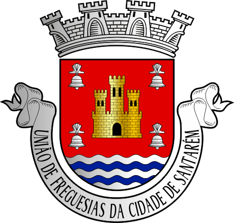 Brasão da Freguesia da Cidade de Santarém - City of Santarém civil parish, coat-of-arms Brasão da Freguesia da Cidade de Santarém - City of Santarém civil parish, coat-of-arms