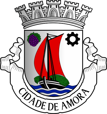 Brasão da freguesia de Amora - Amora civil parish, coat-of-arms Brasão da freguesia de Amora - Amora civil parish, coat-of-arms