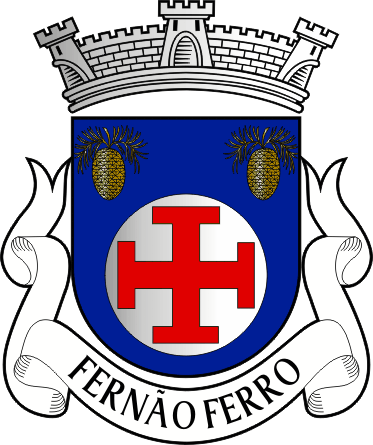 Brasão da freguesia de Fernão Ferro - Fernão Ferro civil parish, coat-of-arms Brasão da freguesia de Fernão Ferro - Fernão Ferro civil parish, coat-of-arms