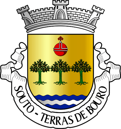 Brasão da freguesia de Souto - Souto civil parish, coat-of-arms Brasão da freguesia de Souto - Souto civil parish, coat-of-arms
