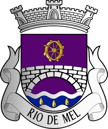 Brasão da freguesia de Rio de Mel - Rio de Mel civil parish, coat-of-arms