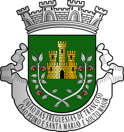 Brasão da União das freguesias de Trancoso (São Pedro e Santa Maria) e Souto Maior - Trancoso (São Pedro and Santa Maria) and Souto Maior civil parishes union coat-of-arms