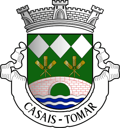 Brasão da antiga freguesia de Casais - Casais former civil parish, coat-of-arms