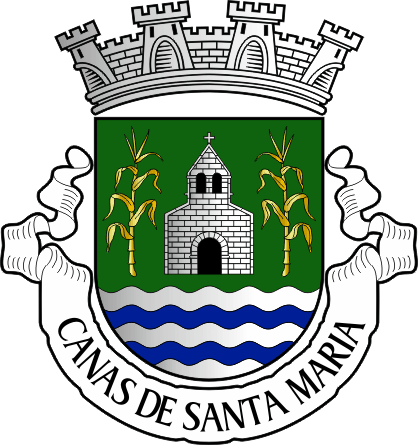 Brasão da freguesia de Canas de Santa Maria - Canas de Santa Maria civil parish, coat-of-arms Brasão da freguesia de Canas de Santa Maria - Canas de Santa Maria civil parish, coat-of-arms