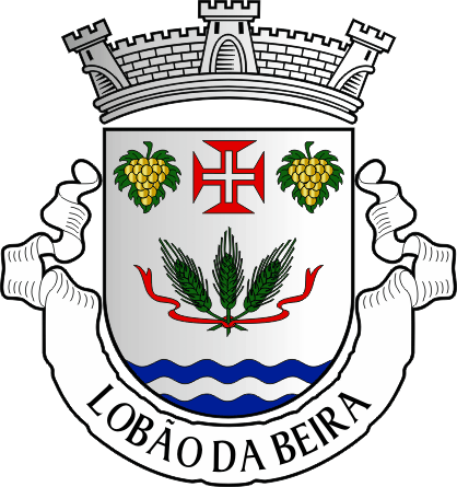 Brasão da freguesia de Lobão da Beira - Lobão da Beira civil parish, coat-of-arms Brasão da freguesia de Lobão da Beira - Lobão da Beira civil parish, coat-of-arms