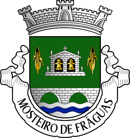 Brasão da antiga freguesia de Mosteiro de Fráguas - Mosteiro de Fráguas former civil parish, coat-of-arms Brasão da antiga freguesia de Mosteiro de Fráguas - Mosteiro de Fráguas former civil parish, coat-of-arms