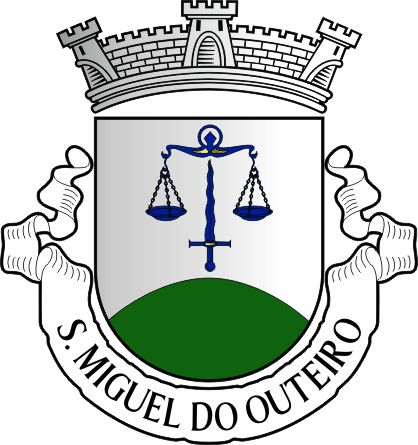 Brasão da antiga freguesia de São Miguel do Outeiro - São Miguel do Outeiro former civil parish, coat-of-arms Brasão da antiga freguesia de São Miguel do Outeiro - São Miguel do Outeiro former civil parish, coat-of-arms