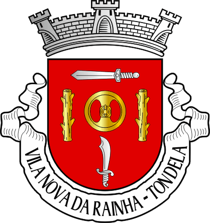 Brasão da antiga freguesia de Vila Nova da Rainha - Vila Nova da Rainha former civil parish, coat-of-arms Brasão da antiga freguesia de Vila Nova da Rainha - Vila Nova da Rainha former civil parish, coat-of-arms