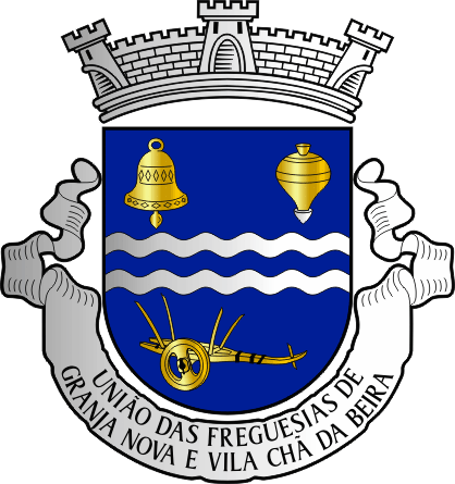 Brasão da União das freguesias de Granja Nova e Vila Chã da Beira - Granja Nova and Vila Chã da Beira civil parishes union coat-of-arms