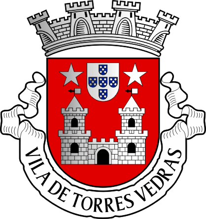 Brasão do Município de Torres Vedras - Torres Vedras municipal coat-of-arms Brasão do Município de Torres Vedras - Torres Vedras municipal coat-of-arms