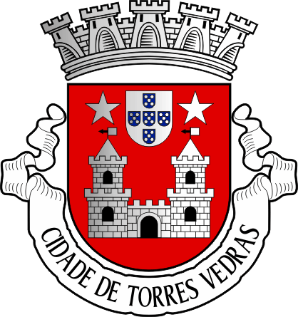 Brasão do Município de Torres Vedras - Torres Vedras municipal coat-of-arms Brasão do Município de Torres Vedras - Torres Vedras municipal coat-of-arms