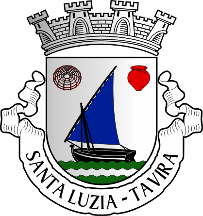 Brasão da freguesia de Santa Luzia - Santa Luzia civil parish, coat-of-arms Brasão da freguesia de Santa Luzia - Santa Luzia civil parish, coat-of-arms