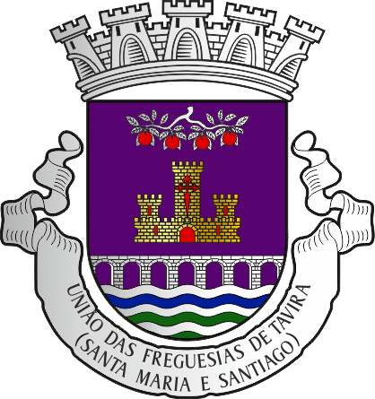 Brasão da União das freguesias de Tavira (Santa Maria e Santiago) - Tavira (Santa Maria and Santiago) civil parish union coat-of-arms