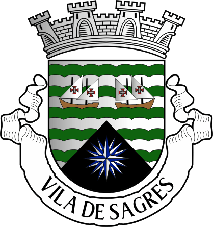 Brasão da freguesia de Sagres - Sagres civil parish, coat-of-arms
