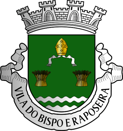 Brasão da Uninião das freguesia de Vila do Bispo e Raposeira - Vila do Bispo and Raposeira civil parishes union coat-of-arms