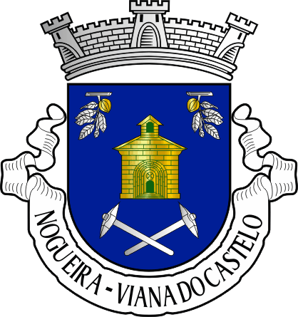 Brasão da antiga freguesia de Nogueira - Nogueira former civil parish, coat-of-arms