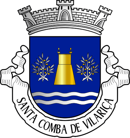 Brasão da freguesia de Santa Comba da Vilariça - Santa Comba da Vilariça civil parish, coat-of-arms Brasão da freguesia de Santa Comba da Vilariça - Santa Comba da Vilariça civil parish, coat-of-arms
