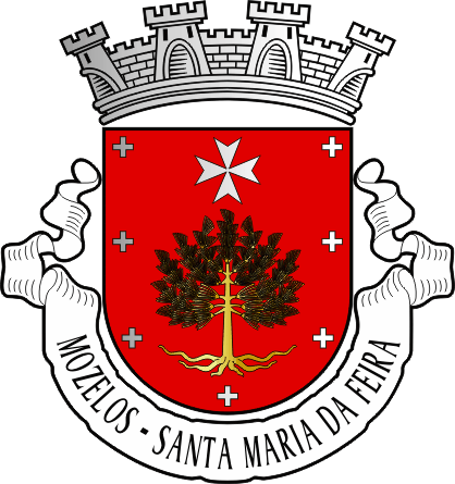 Brasão da freguesia de Mozelos - Mozelos civil parish, coat-of-arms