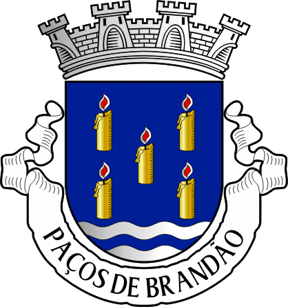 Brasão da freguesia de Paços de Brandão - Paços de Brandão civil parish, coat-of-arms Brasão da freguesia de Paços de Brandão - Paços de Brandão civil parish, coat-of-arms
