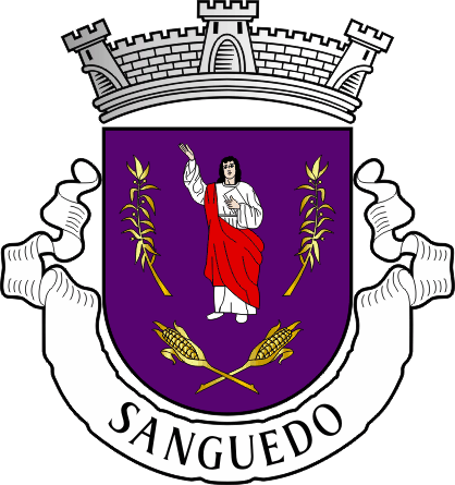 Brasão da freguesia de Sanguedo - Sanguedo civil parish, coat-of-arms Brasão da freguesia de Sanguedo - Sanguedo civil parish, coat-of-arms