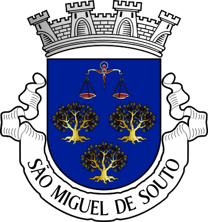 Brasão da antiga freguesia de São Miguel de Souto - São Miguel de Souto former civil parish, coat-of-arms