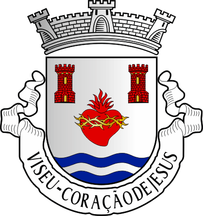 Brasão da antiga freguesia de Viseu (Coração de Jesus) - Viseu (Coração de Jesus) former civil parish, coat-of-arms