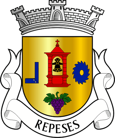 Brasão da antiga freguesia de Repeses - Repeses former civil parish, coat-of-arms