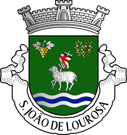 Brasão da freguesia de São João de Lourosa - São João de Lourosa civil parish, coat-of-arms Brasão da freguesia de São João de Lourosa - São João de Lourosa civil parish, coat-of-arms