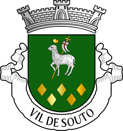 Brasão da antiga freguesia de Vil de Souto - Vil de Souto former civil parish, coat-of-arms