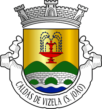 Brasão da antiga freguesia de Caldas de Vizela (São João) - Caldas de Vizela (São João) former civil parish, coat-of-arms Brasão da antiga freguesia de Caldas de Vizela (São João) - Caldas de Vizela (São João) former civil parish, coat-of-arms