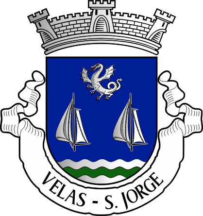 Brasão da freguesia de Velas (São Jorge) - Velas (São Jorge) civil parish, coat-of-arms