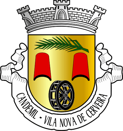 Brasão da antiga freguesia de Candemil - Candemil former civil parish, coat-of-arms