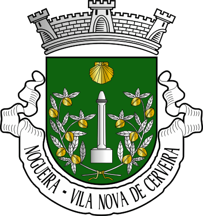 Brasão da antiga freguesia de Nogueira - Nogueira former civil parish, coat-of-arms Brasão da antiga freguesia de Nogueira - Nogueira former civil parish, coat-of-arms