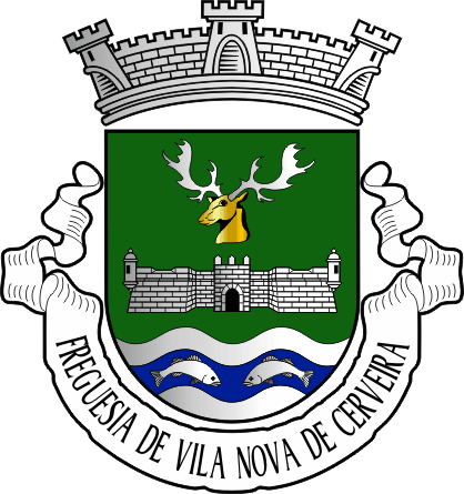 Brasão da antiga freguesia de Vila Nova de Cerveira - Vila Nova de Cerveira former civil parish, coat-of-arms Brasão da antiga freguesia de Vila Nova de Cerveira - Vila Nova de Cerveira former civil parish, coat-of-arms