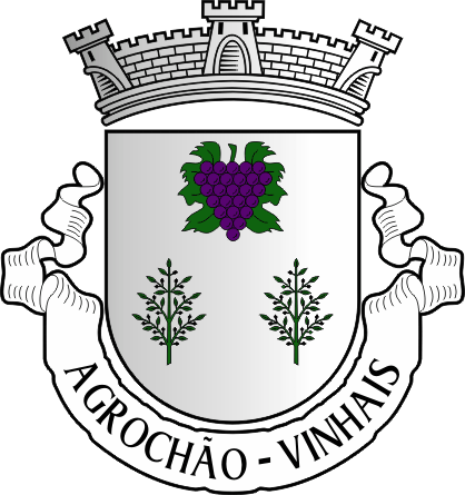 Brasão da freguesia de Agrochão - Agrochão civil parish, coat-of-arms Brasão da freguesia de Agrochão - Agrochão civil parish, coat-of-arms