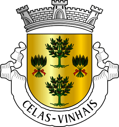Brasão da freguesia de Celas - Celas civil parish, coat-of-arms Brasão da freguesia de Celas - Celas civil parish, coat-of-arms