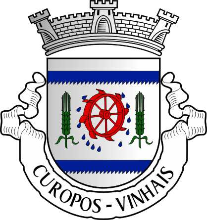 Brasão da antiga freguesia de Curopos - Curopos former civil parish, coat-of-arms Brasão da antiga freguesia de Curopos - Curopos former civil parish, coat-of-arms