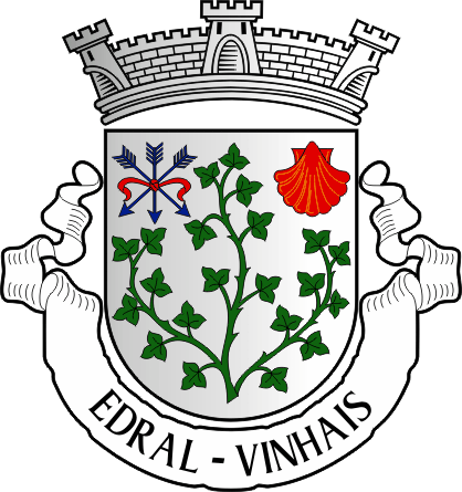 Brasão da freguesia de Edral - Edral civil parish, coat-of-arms Brasão da freguesia de Edral - Edral civil parish, coat-of-arms