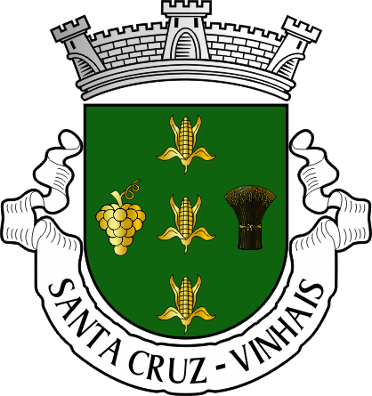 Brasão da antiga freguesia de Santa Cruz - Santa Cruz former civil parish, coat-of-arms Brasão da antiga freguesia de Santa Cruz - Santa Cruz former civil parish, coat-of-arms