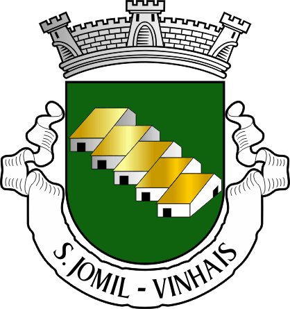 Brasão da antiga freguesia de São Jomil - São Jomil former civil parish, coat-of-arms Brasão da antiga freguesia de São Jomil - São Jomil former civil parish, coat-of-arms