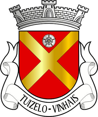 Brasão da freguesia de Tuizelo - Tuizelo civil parish, coat-of-arms Brasão da freguesia de Tuizelo - Tuizelo civil parish, coat-of-arms