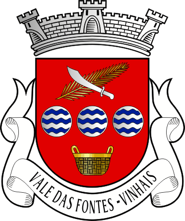 Brasão da freguesia de Vale das Fontes - Vale das Fontes civil parish, coat-of-arms Brasão da freguesia de Vale das Fontes - Vale das Fontes civil parish, coat-of-arms
