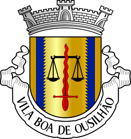 Brasão da freguesia de Vila Boa de Ousilhão - Vila Boa de Ousilhão civil parish, coat-of-arms Brasão da freguesia de Vila Boa de Ousilhão - Vila Boa de Ousilhão civil parish, coat-of-arms