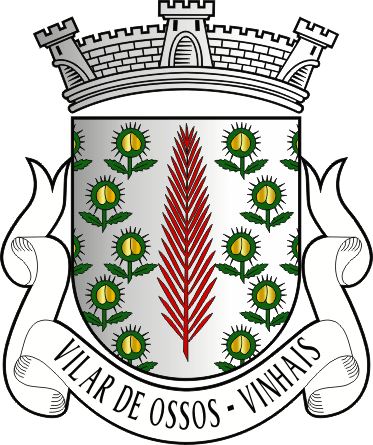 Brasão da freguesia de Vilar de Ossos - Vilar de Ossos civil parish, coat-of-arms Brasão da freguesia de Vilar de Ossos - Vilar de Ossos civil parish, coat-of-arms