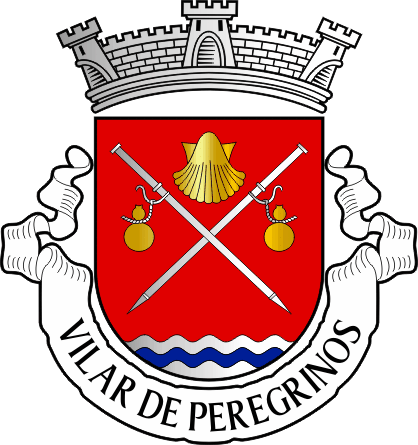 Brasão da freguesia de Vilar de Peregrinos - Vilar de Peregrinos civil parish, coat-of-arms Brasão da freguesia de Vilar de Peregrinos - Vilar de Peregrinos civil parish, coat-of-arms