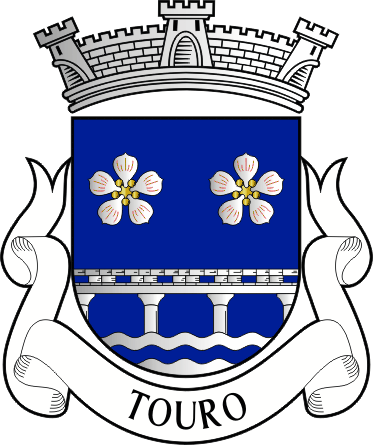 Brasão da freguesia de Touro - Touro civil parish, coat-of-arms Brasão da freguesia de Touro - Touro civil parish, coat-of-arms