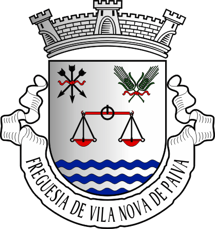 Brasão da antiga freguesia de Vila Nova de Paiva - Vila Nova de Paiva former civil parish, coat-of-arms