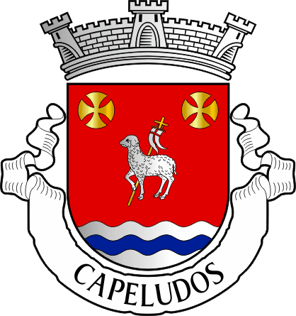 Brasão da freguesia de Capeludos - Capeludos civil parish, coat-of-arms